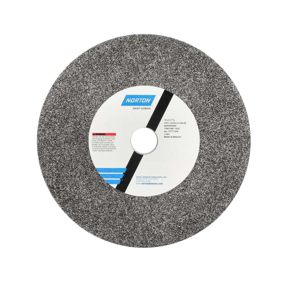 Norton 12 x 2 x 1-1/2 in Gemini Bench Straight Wheel 01 57A 24 Q VBE