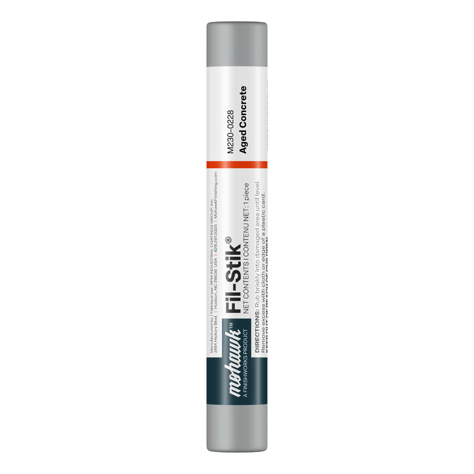 Mohawk Aged Concrete Fil-Stik wax putty stick for wood repair
