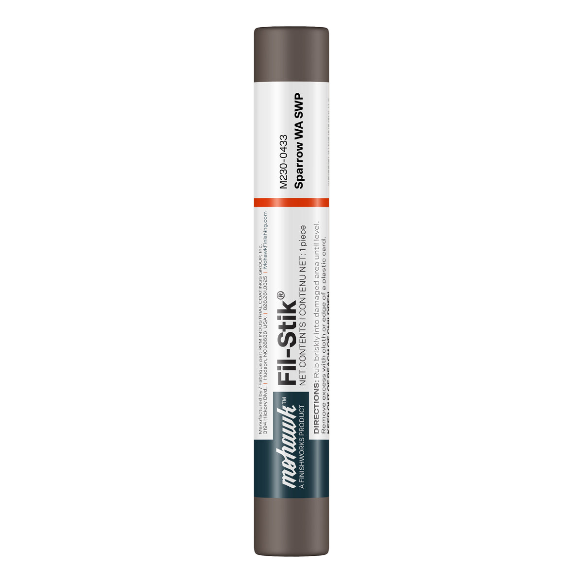 Mohawk M230-0433 Sparrow furniture scratch and nick touch-up stick