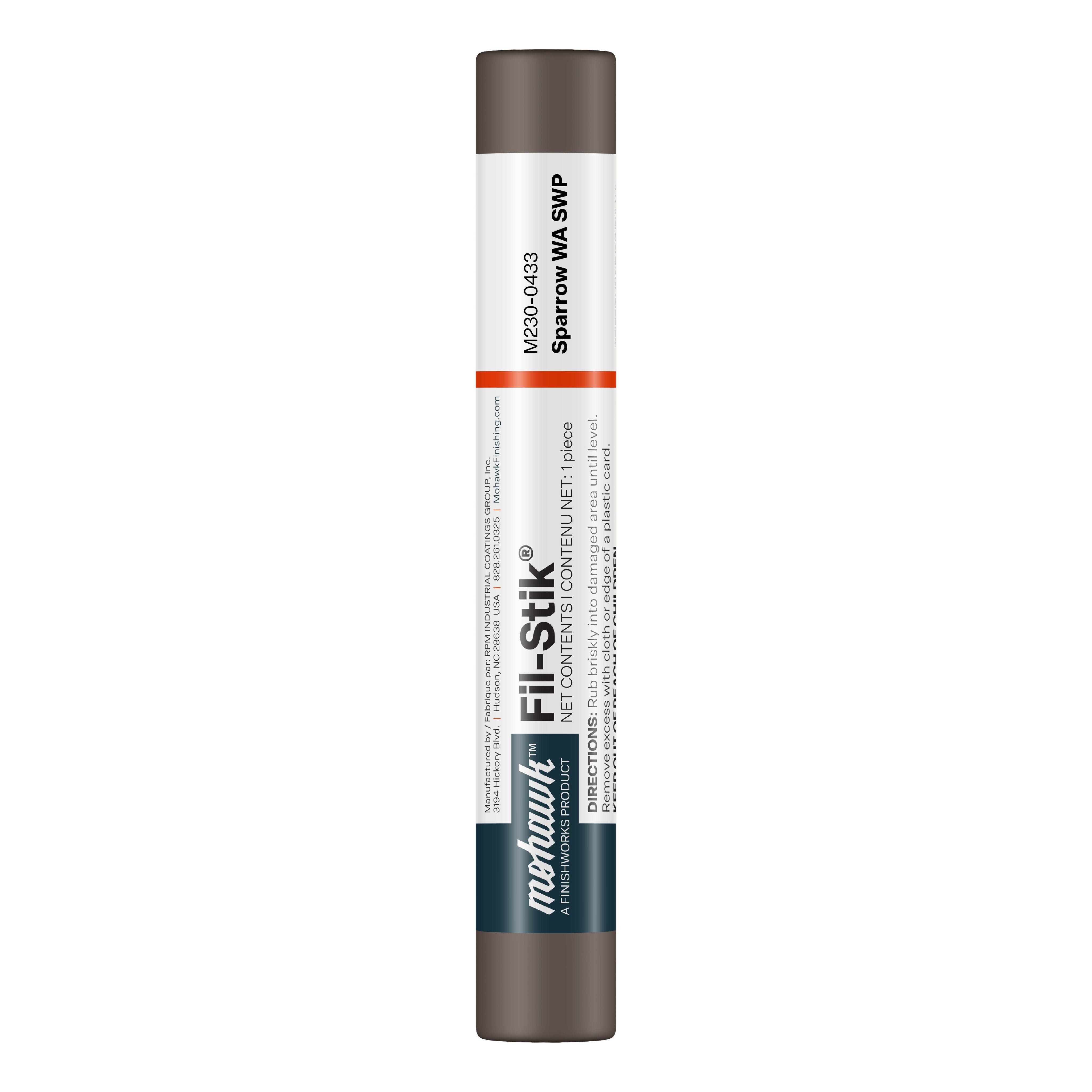 Mohawk M230-0433 Sparrow furniture scratch and nick touch-up stick