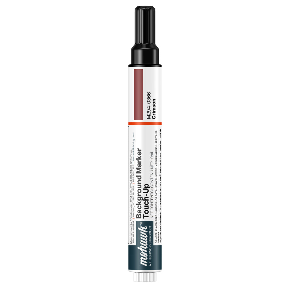 Mohawk Crimson background marker touch-up pen for wood finish repair