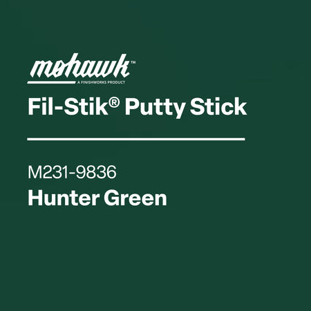 Mohawk M231-9836 Hunter Green furniture scratch and nick touch-up stick