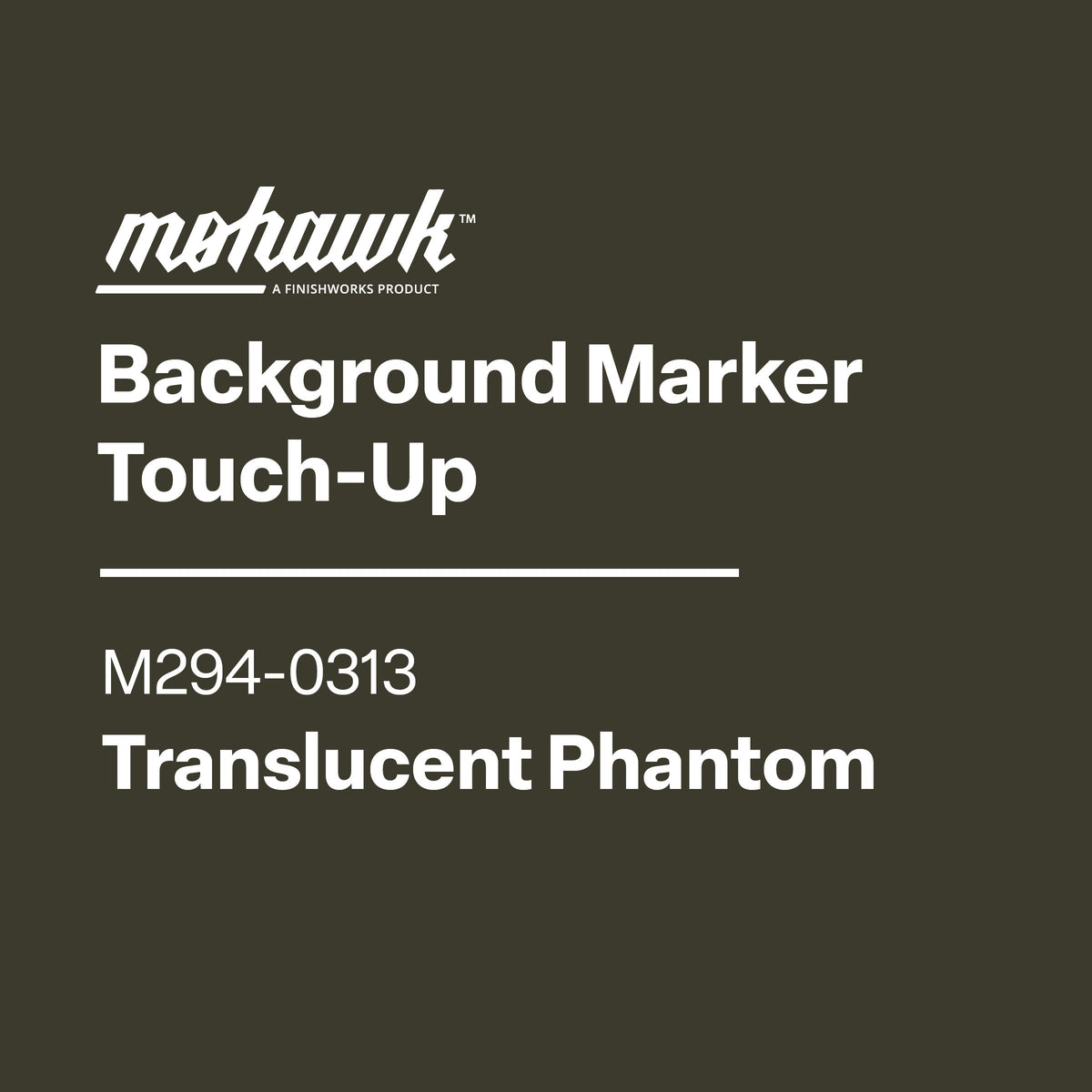 Mohawk Background Marker Touch-Up label on a dark background