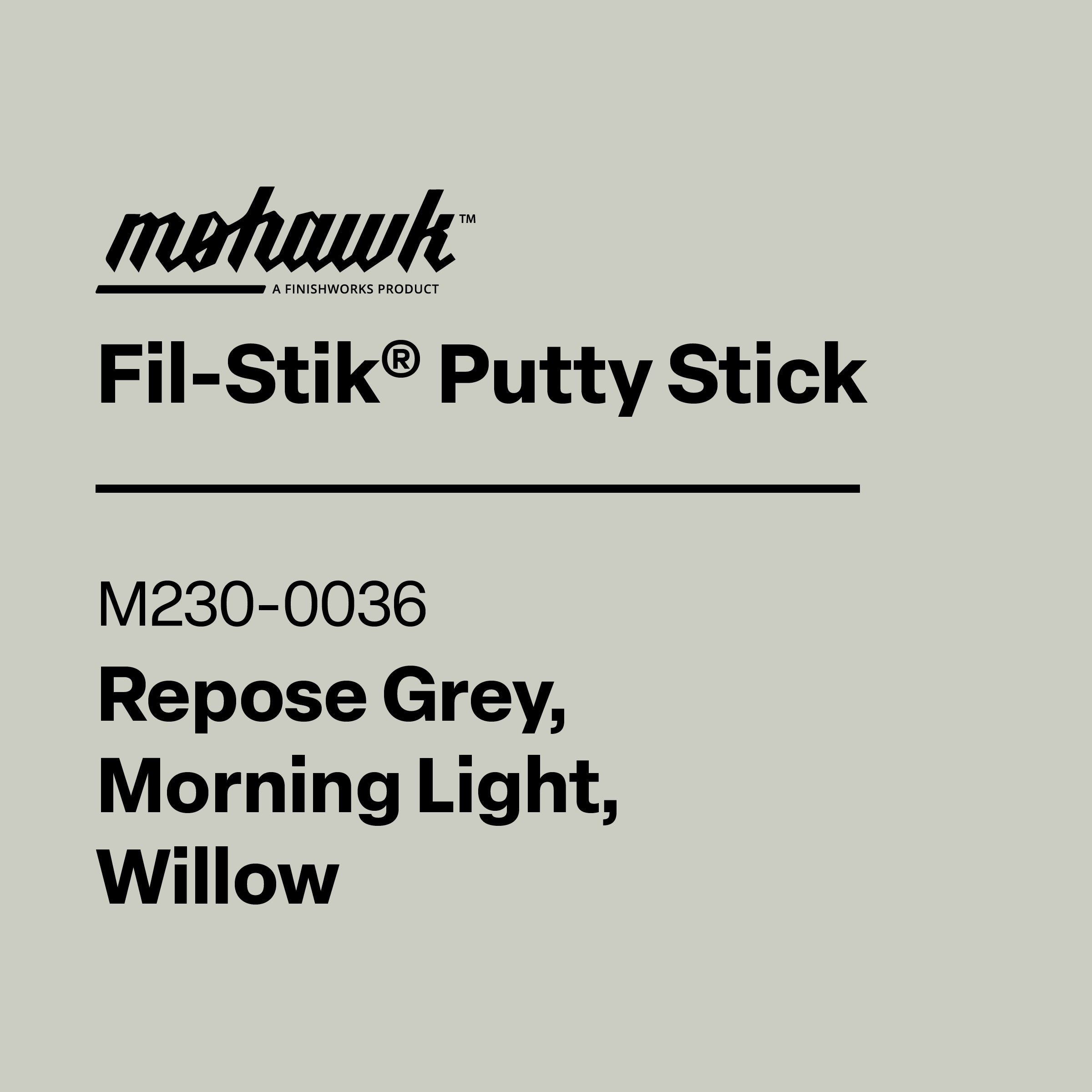 Mohawk Fil-Stik semi-hard wax wood repair touch-up stick M230-0036