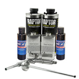 U-Pol Raptor Black Metallic  Bedliner Kit with Spray Gun