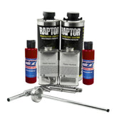 U-Pol Raptor Blood Red Bedliner Kit with Spray Gun