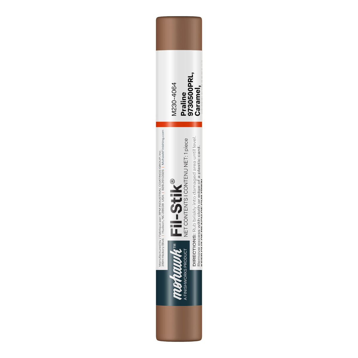 Mohawk Praline Caramel Harvest Fil-Stik wax putty stick for wood repair