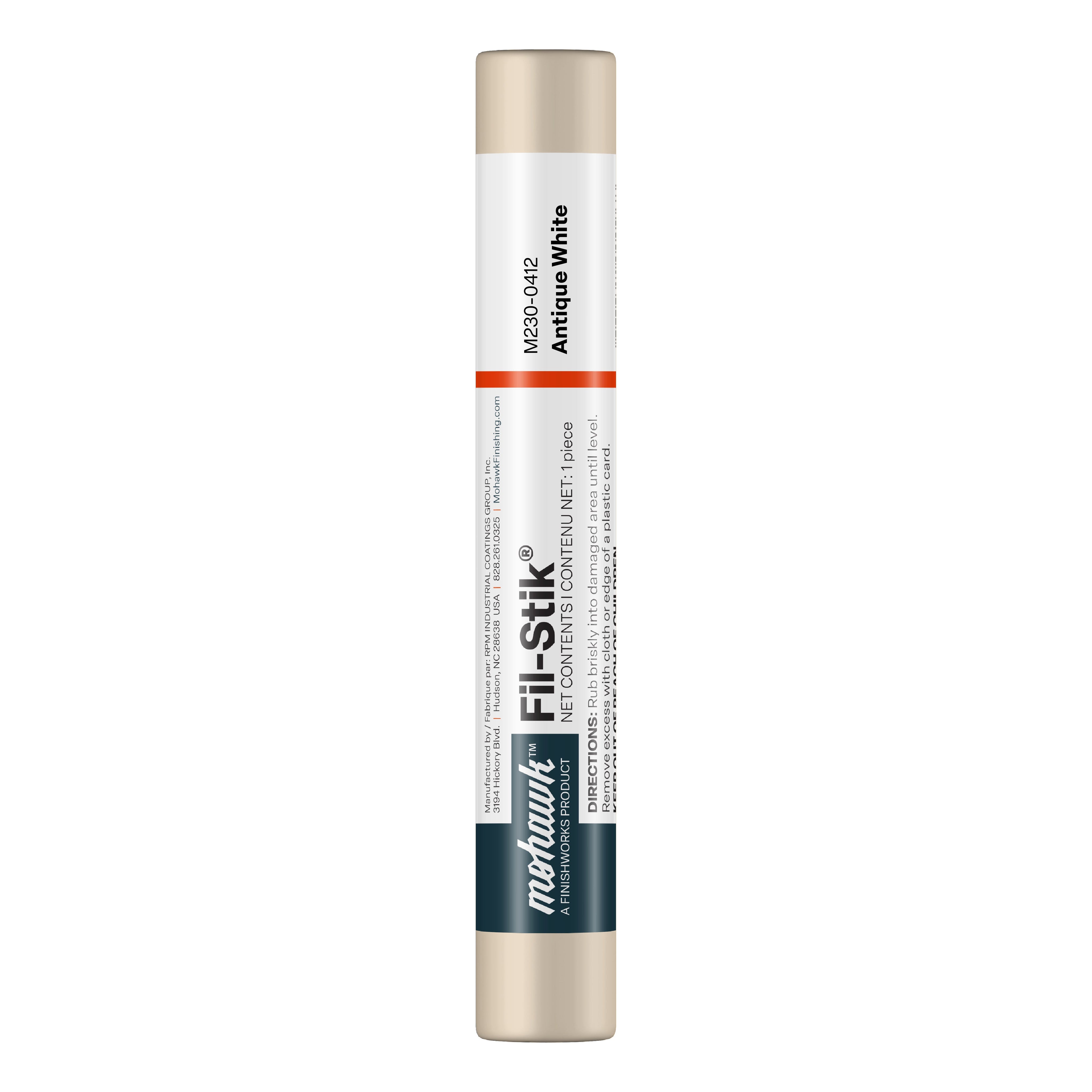 Mohawk Antique White Fil-Stik wax putty stick for wood repair