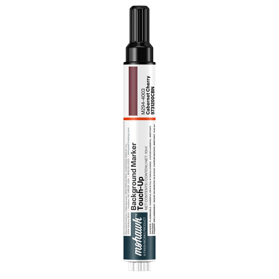 Mohawk Cabernet Cherry background marker touch-up pen for wood finish repair