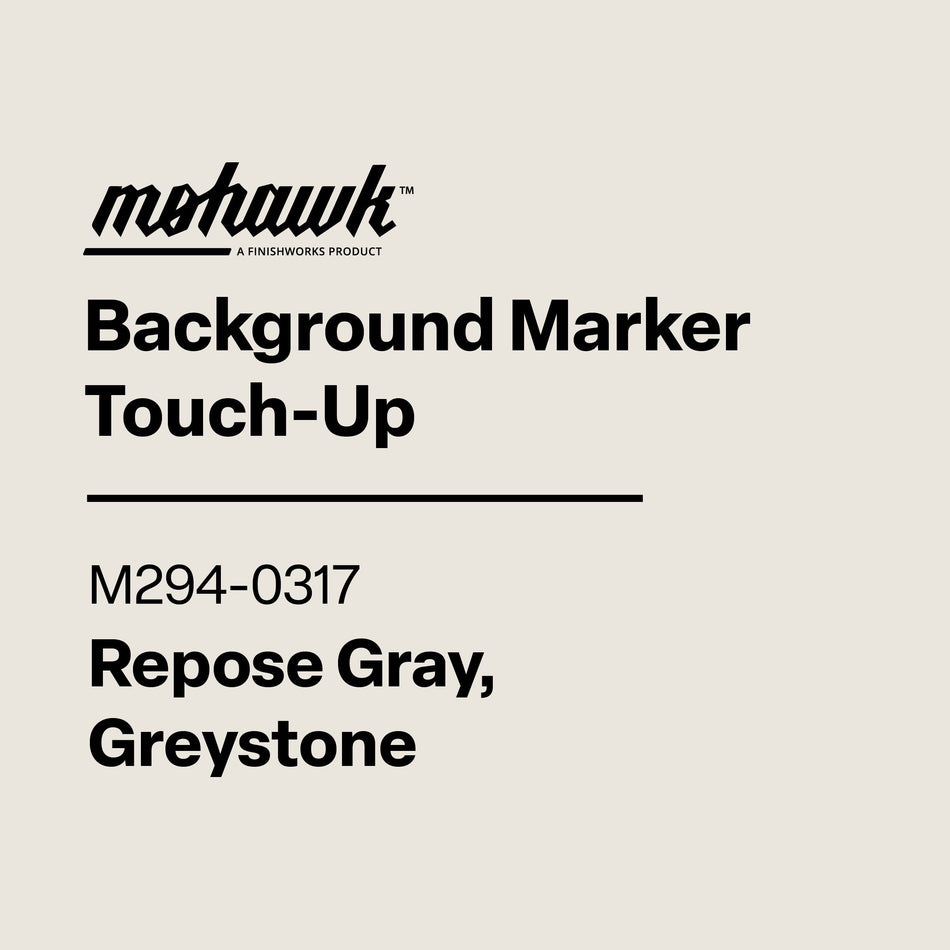 Mohawk Background Marker Touch-Up product information on a beige background