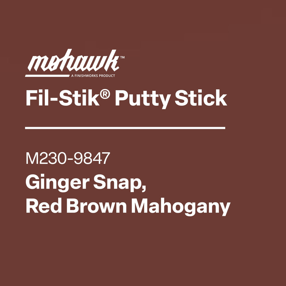 Mohawk M230-9847 furniture scratch filler putty stick for wood