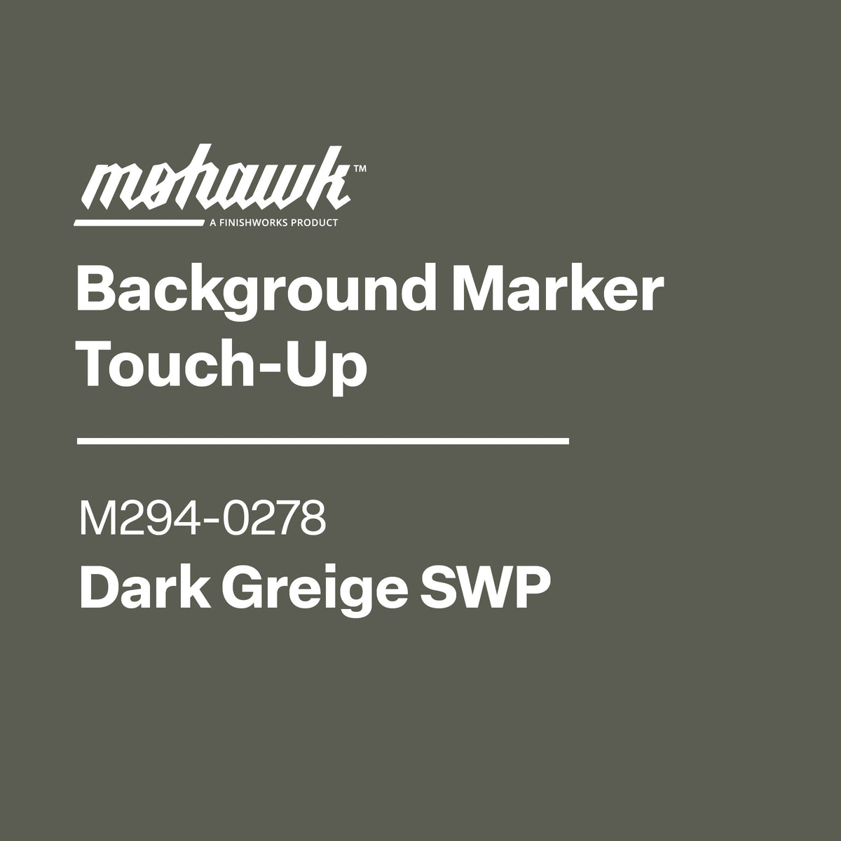 Mohawk M294-0278 Dark Greige SWP furniture touch-up marker for scratches