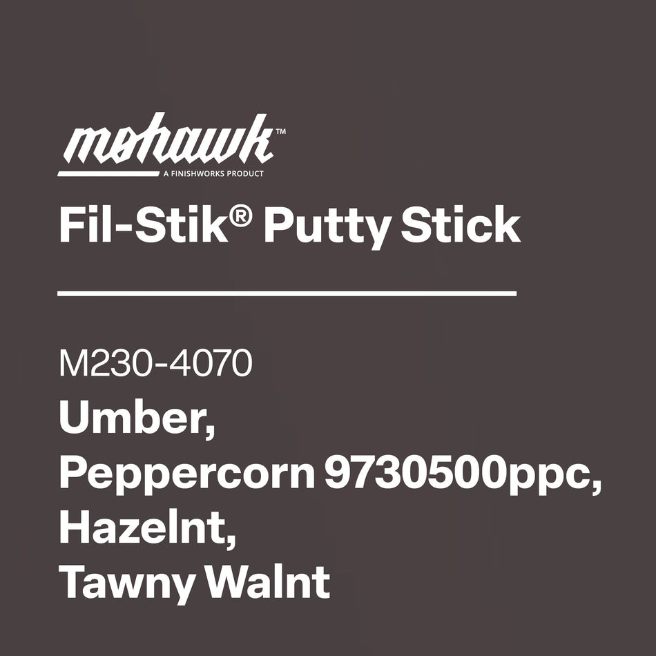 Mohawk M230-4070 putty stick for furniture scratch and nick repair