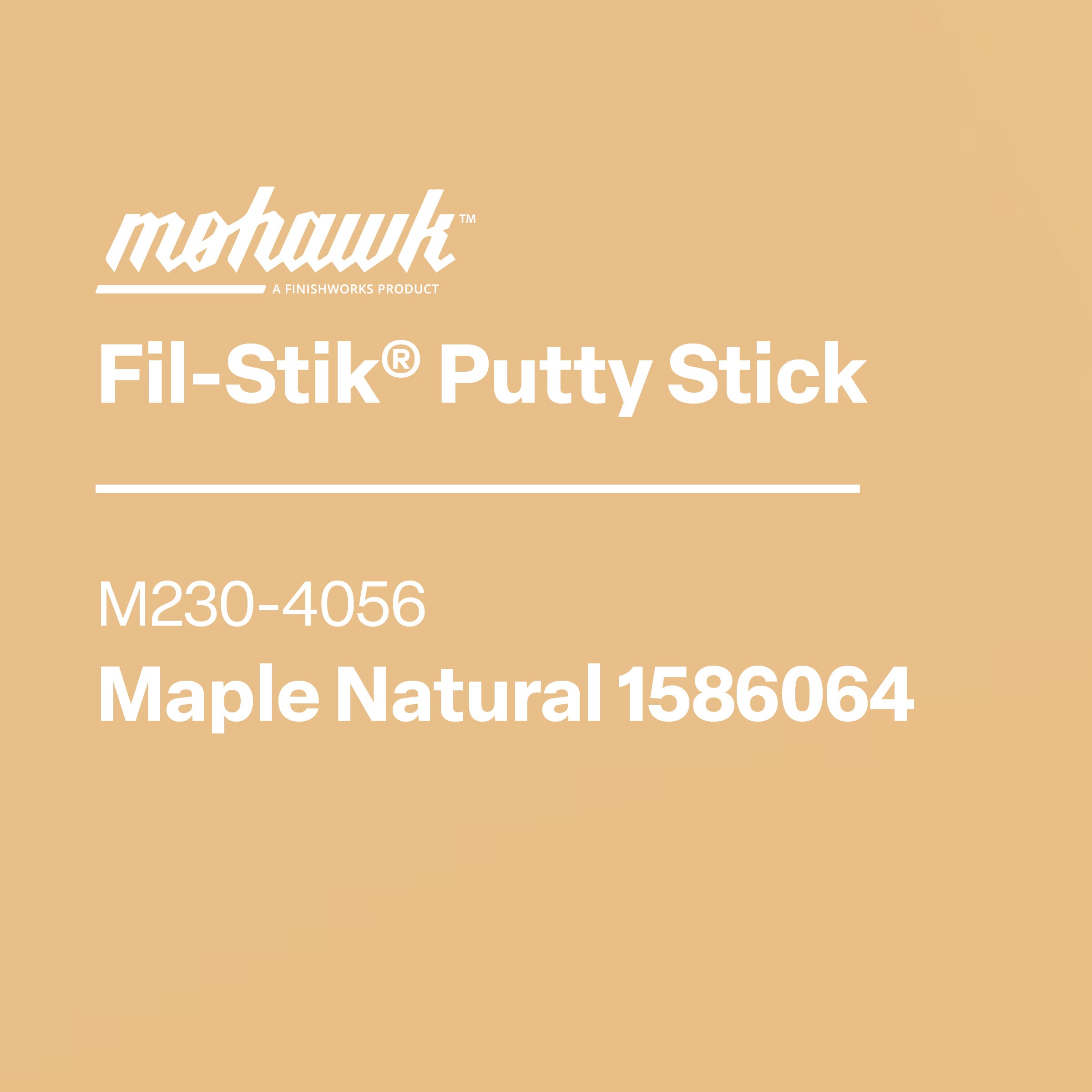 Mohawk Fil-Stik semi-hard wax wood repair stick M230-4056