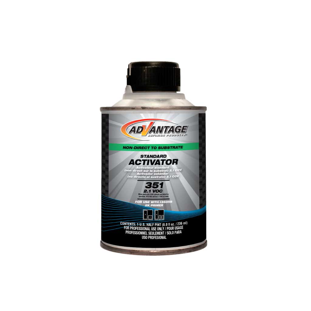 Can of Advantage activator on a white background