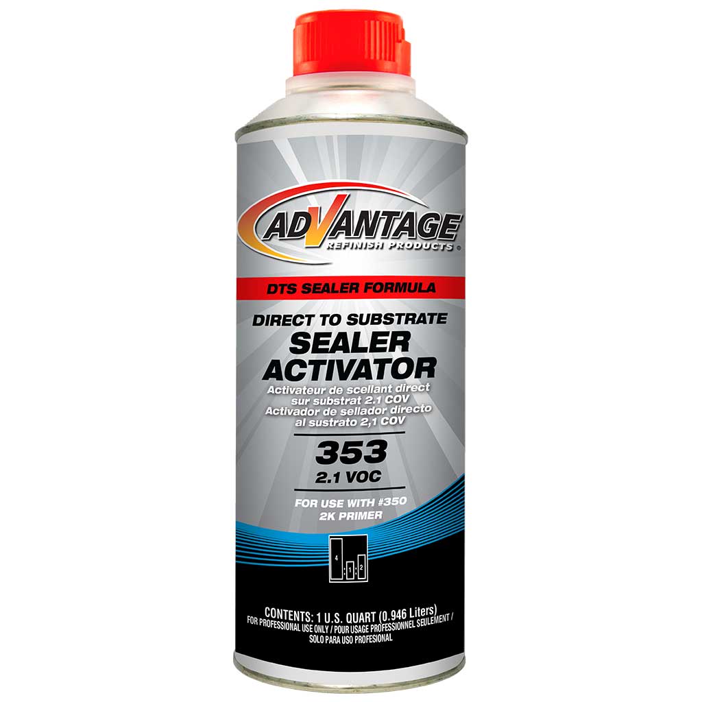 Advantage sealer activator can on a white background