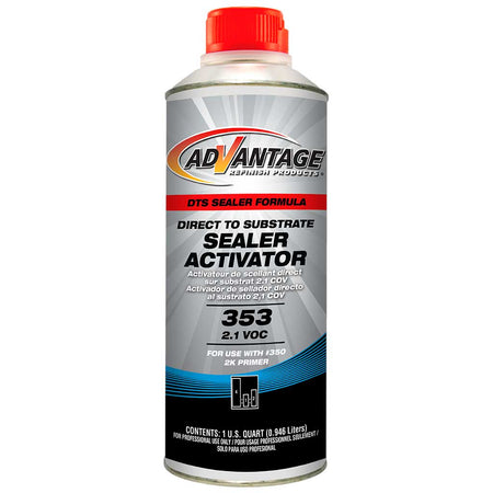 Advantage sealer activator can on a white background