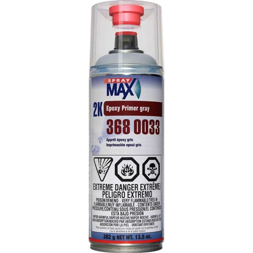 Spray Max 2K Epoxy Primer Gray Aerosol