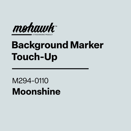 Mohawk Background Marker Touch-Up label with product details on a light gray background