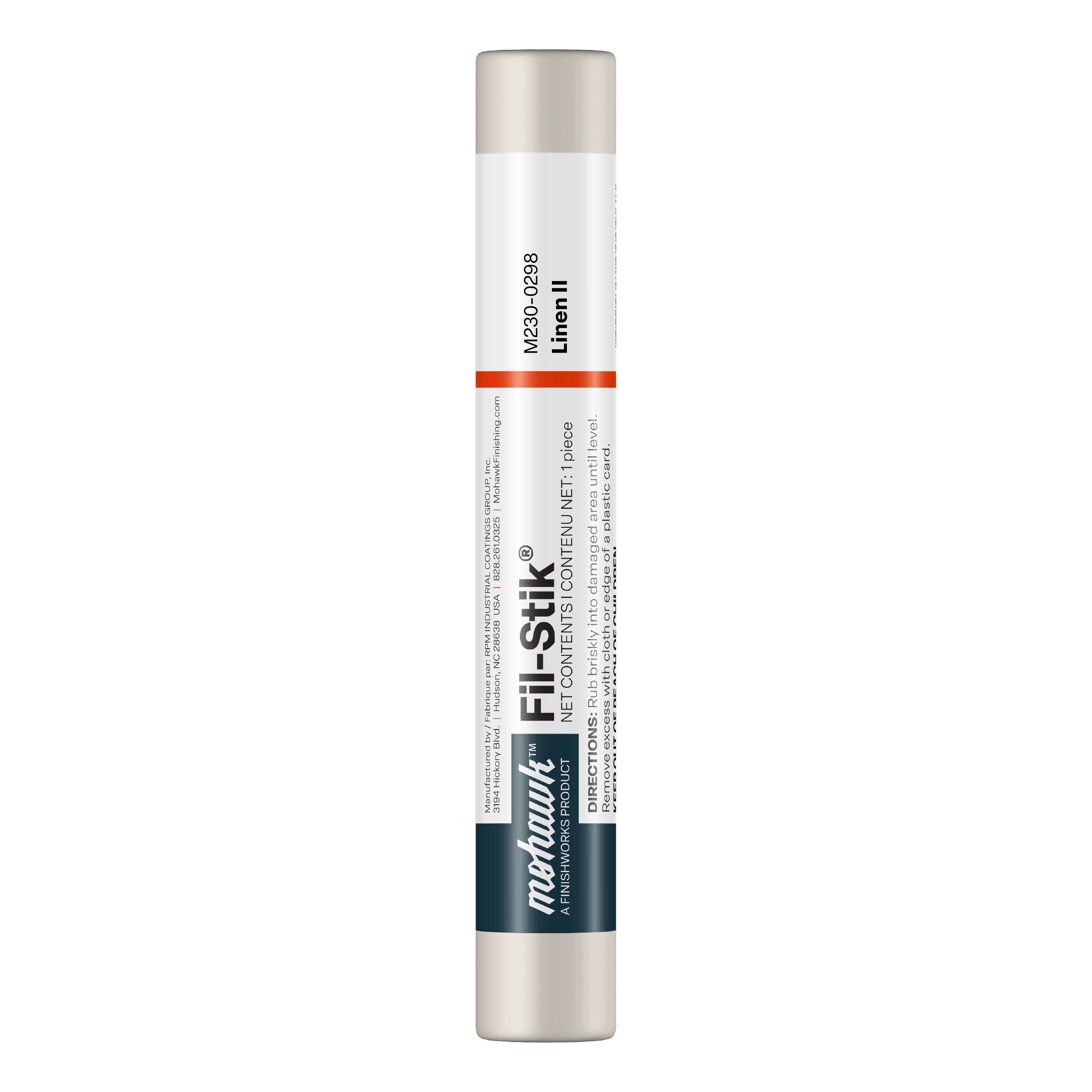 Mohawk Linen II Fil-Stik wax putty stick for wood repair