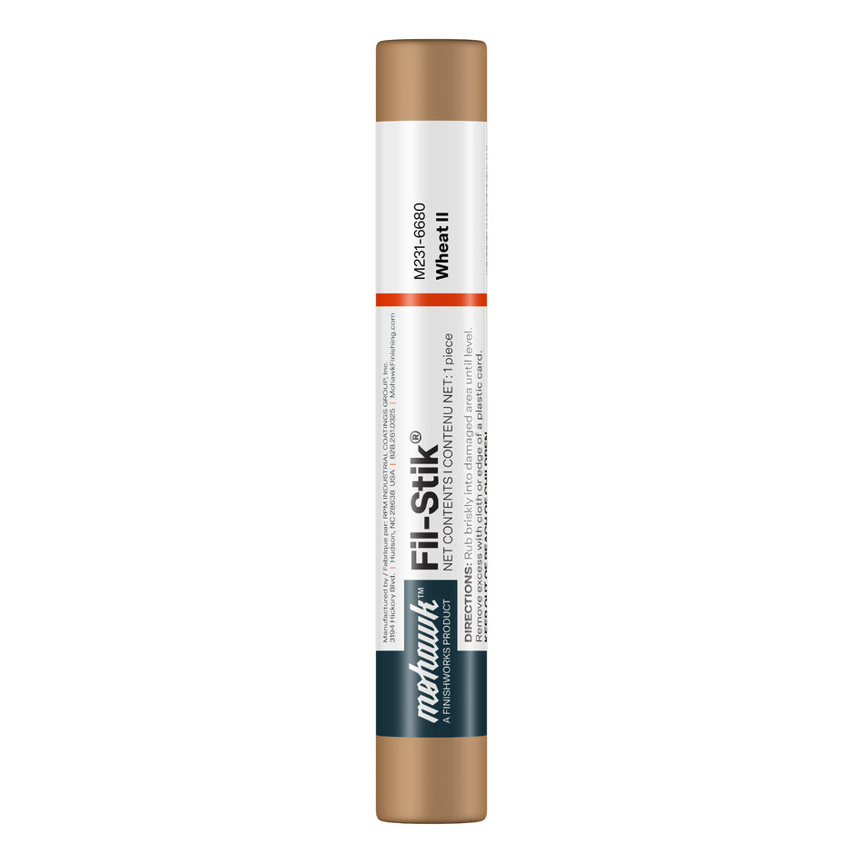 Mohawk Wheat II Fil-Stik wax putty stick for wood repair
