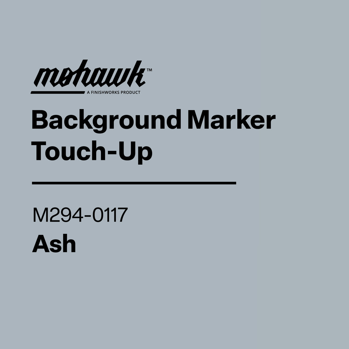 Mohawk Background Marker Touch-Up label on a gray background