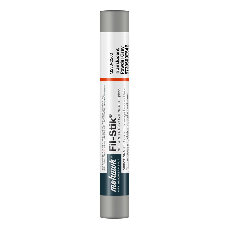 Mohawk Translucent Powder Grey Fil-Stik wax putty stick for wood scratch repair