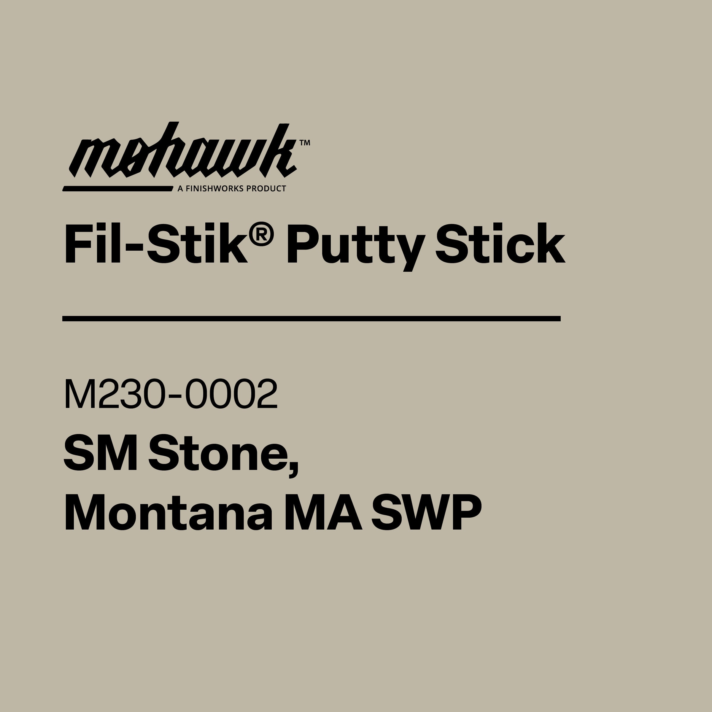 Mohawk Fil-Stik semi-hard wax wood repair touch-up stick M230-0002