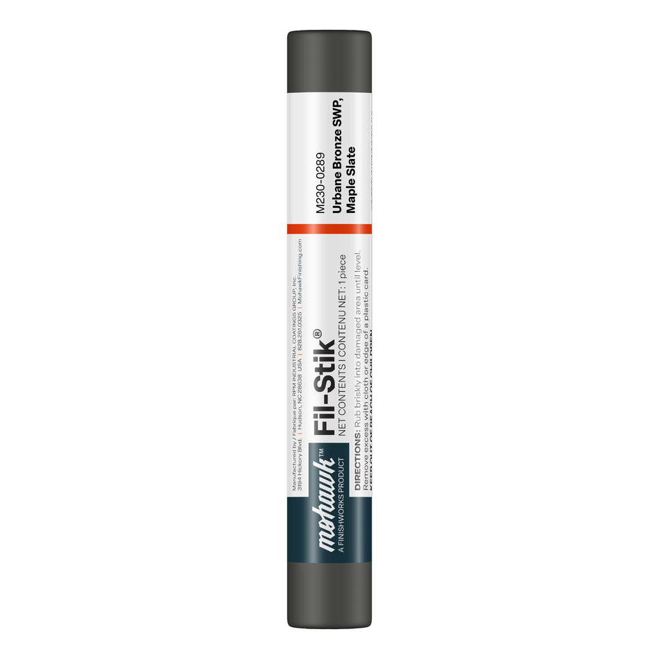 Mohawk Urbane Bronze Maple Slate Fil-Stik wax putty stick for wood repair