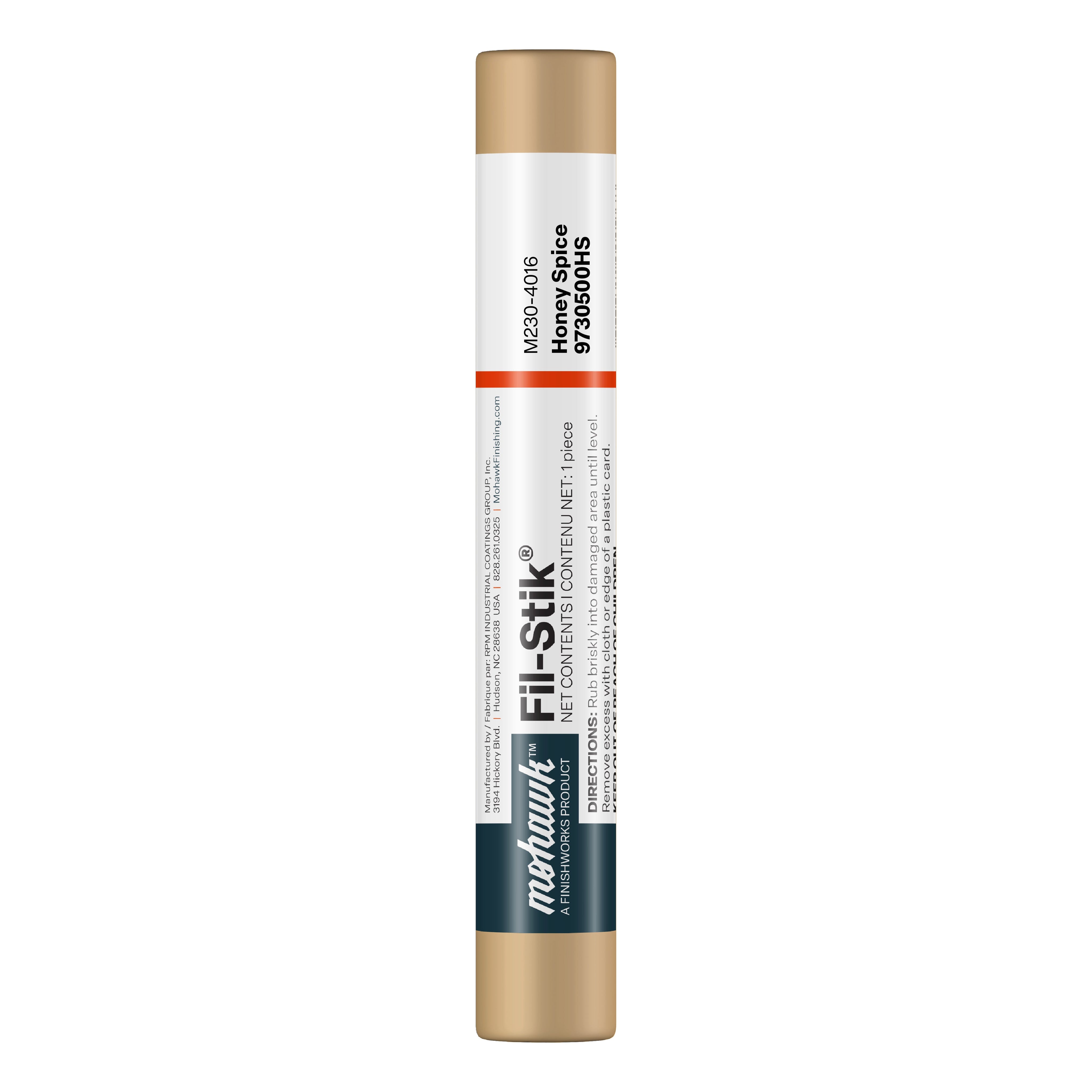 Mohawk Honey Spice Fil-Stik wax putty stick for wood repair