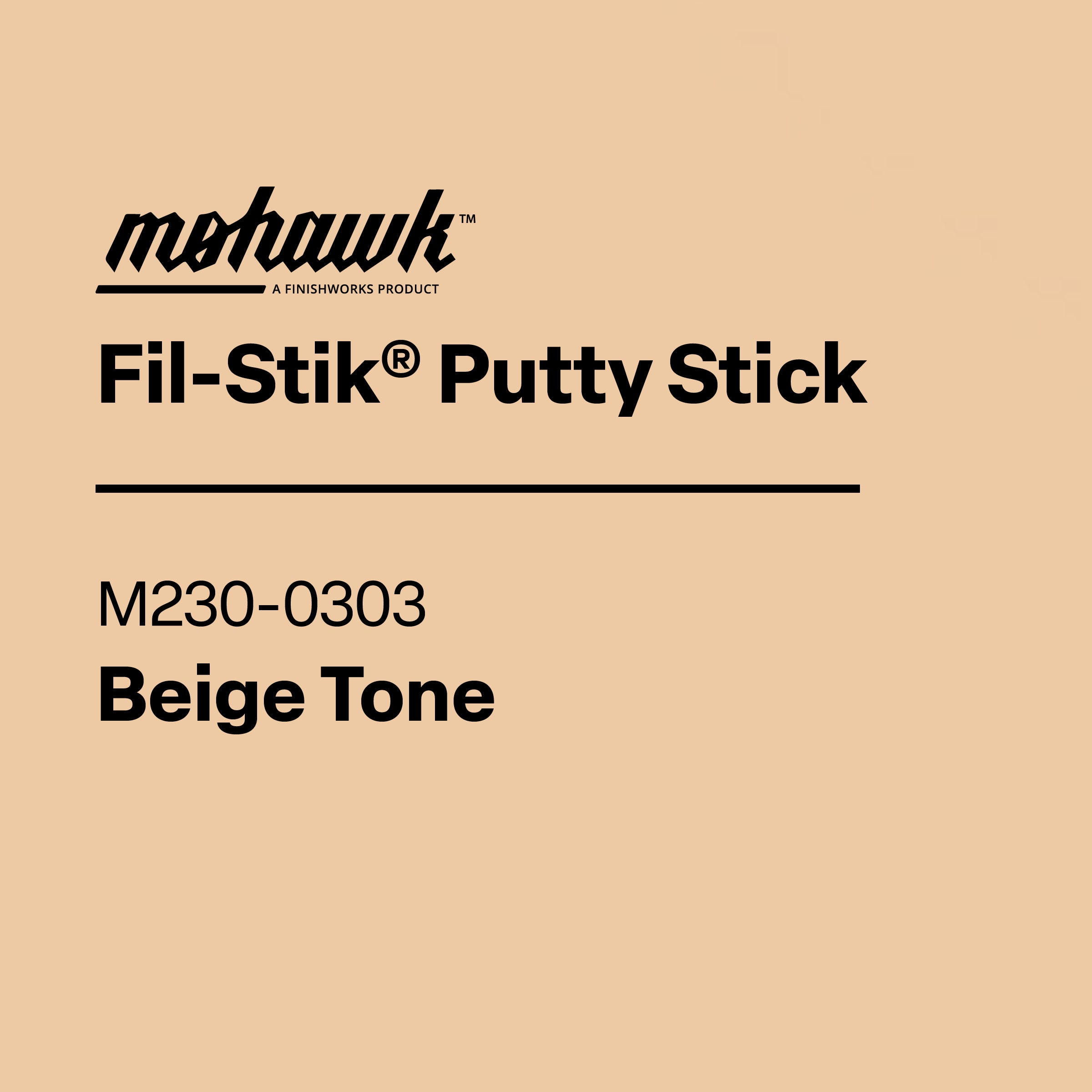 Mohawk M230-0303 Beige Tone furniture scratch and nick touch-up stick