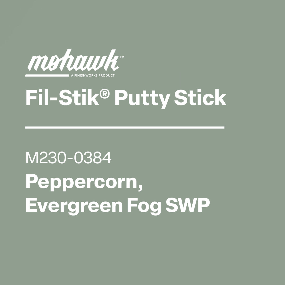 Mohawk M230-0384 Peppercorn furniture scratch and nick touch-up stick
