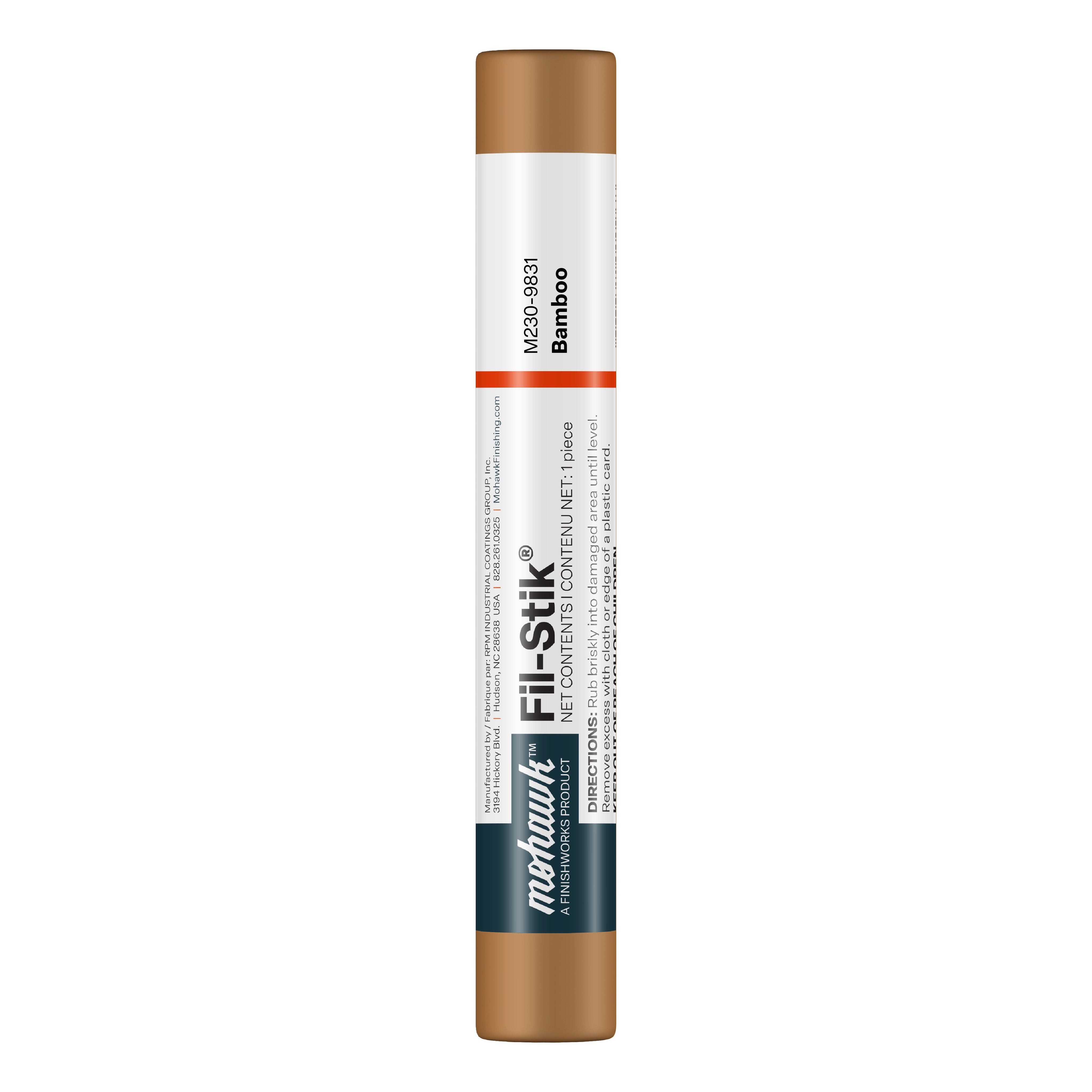 Mohawk M230-9831 Bamboo furniture scratch and nick touch-up stick