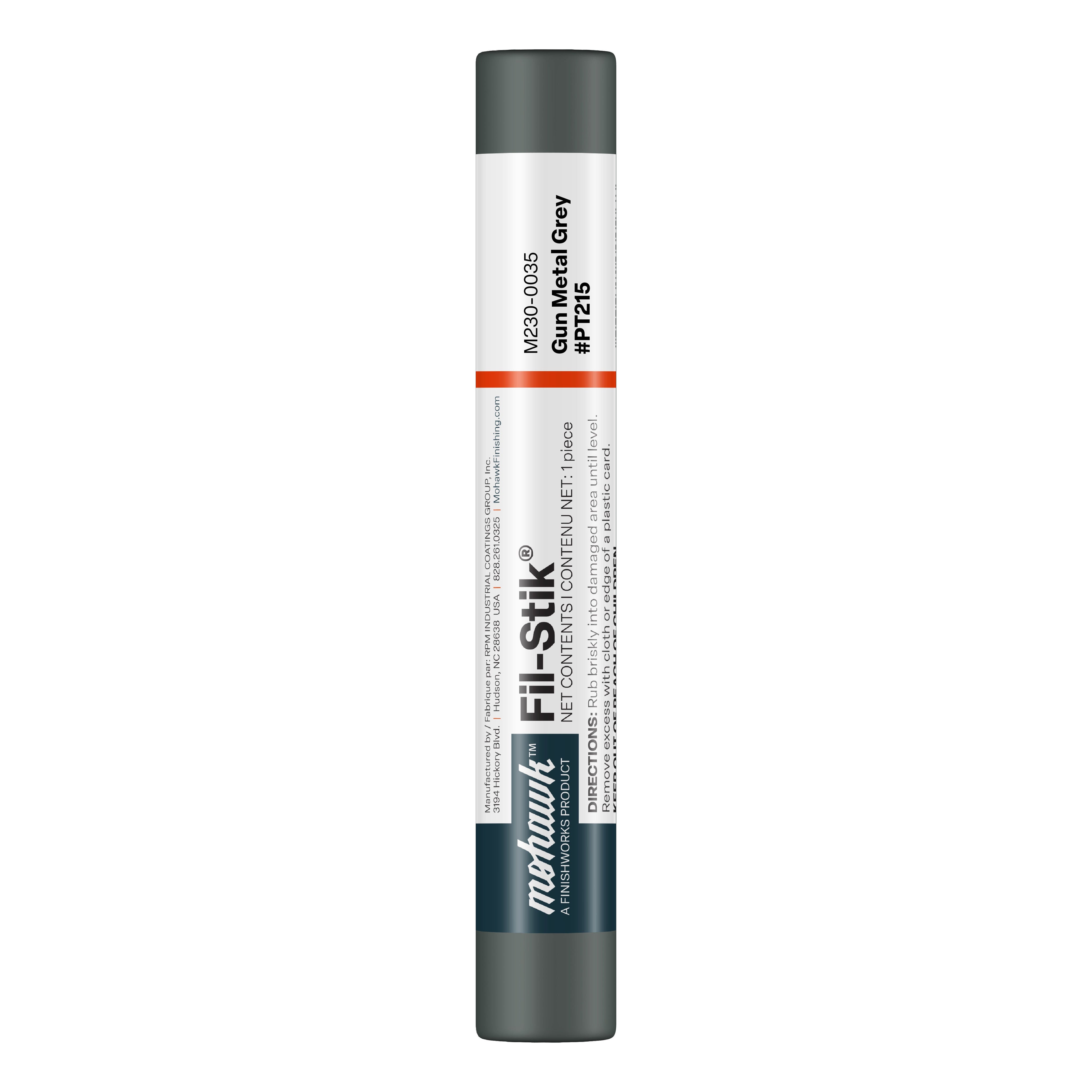 Mohawk Gun Metal Grey PT215 Fil-Stik wax putty stick for wood repair
