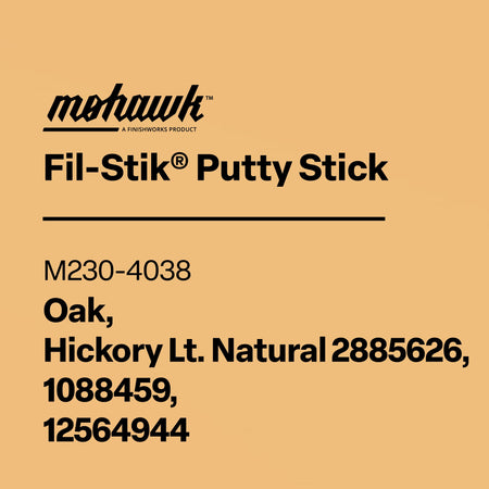 Mohawk Fil-Stik semi-hard wax wood repair stick M230-4038