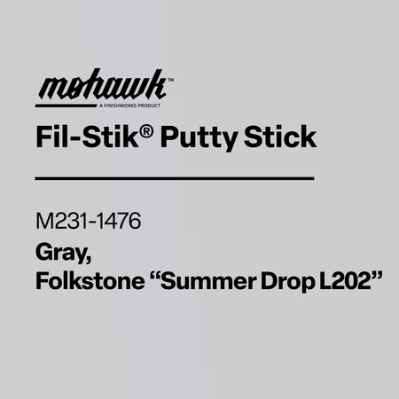 Mohawk M231-1476 Gray Folkstone furniture scratch and nick touch-up stick