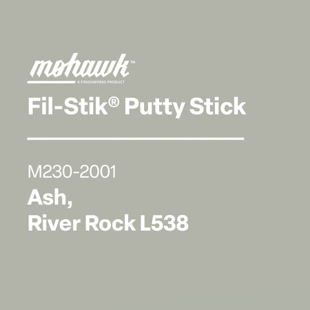 Mohawk Ash River Rock L538 Fil-Stik wax putty stick for wood repair
