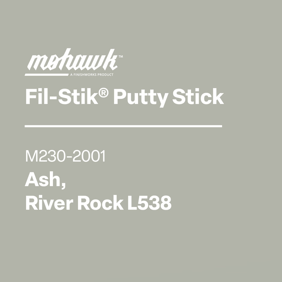 Mohawk Ash River Rock L538 Fil-Stik wax putty stick for wood repair
