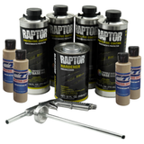 U-Pol Raptor Sand Brown Bedliner Kit with Spray Gun