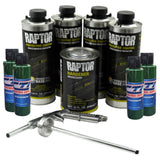 U-Pol Raptor Emerald Green Bedliner Kit with Spray Gun