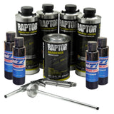 U-Pol Raptor Black Metallic  Bedliner Kit with Spray Gun