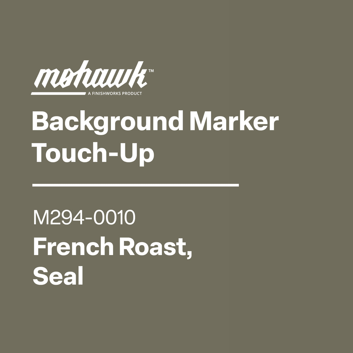 Mohawk French Roast Seal background marker touch-up pen for wood finish repair