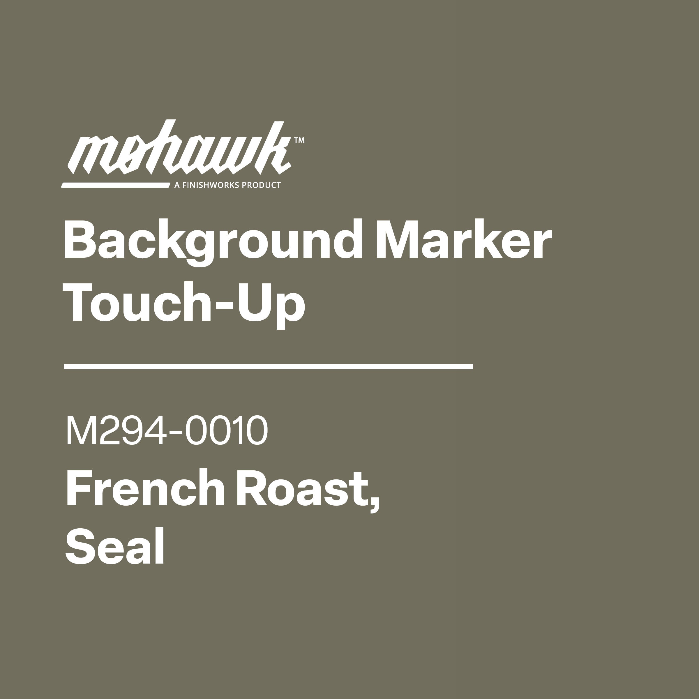 Mohawk French Roast Seal background marker touch-up pen for wood finish repair