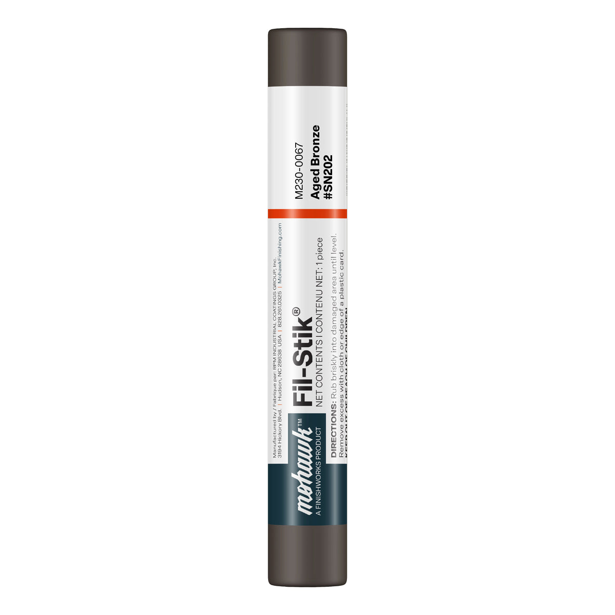Mohawk Aged Bronze SN202 Fil-Stik wax putty stick for wood repair
