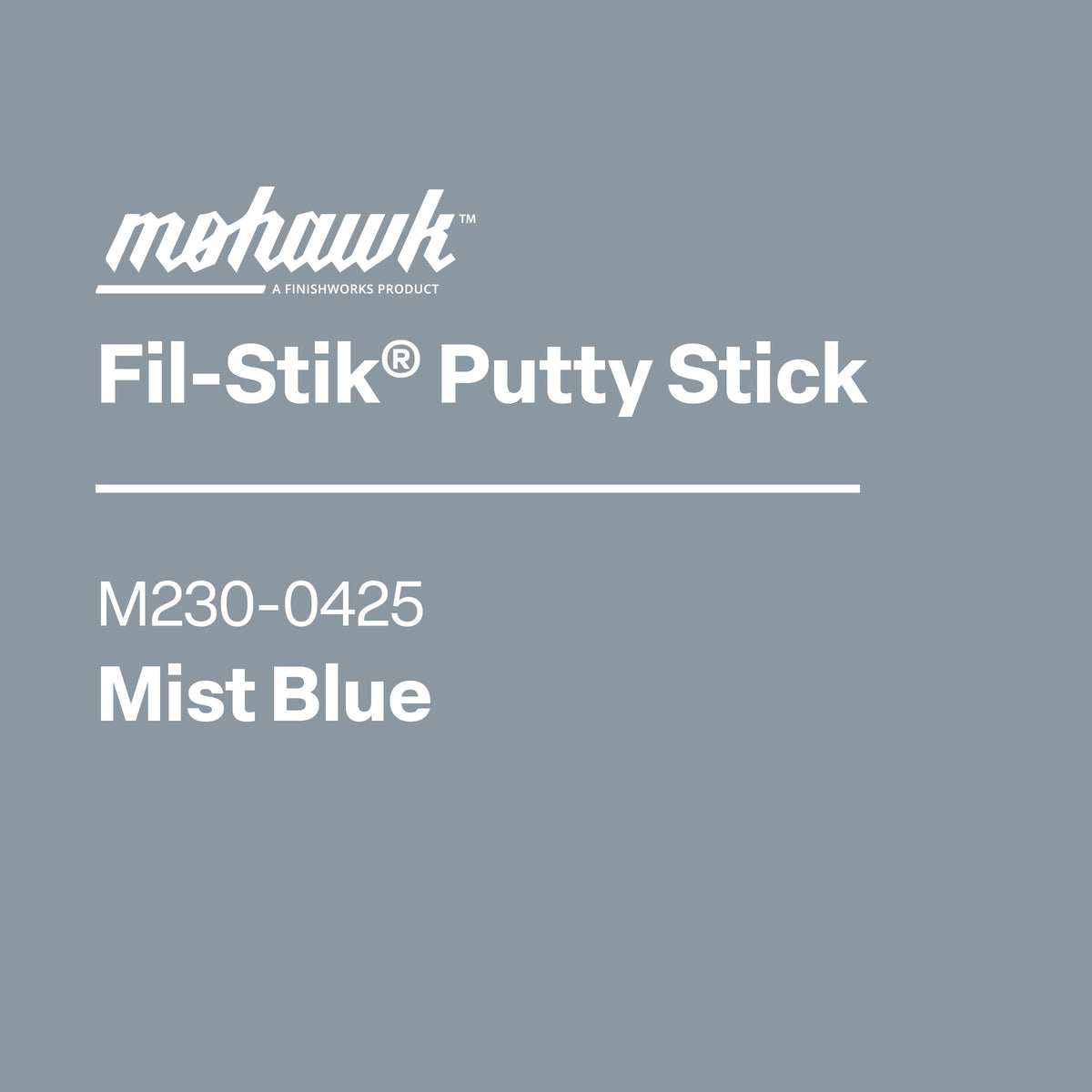 Mohawk M230-0425 Mist Blue furniture scratch and nick touch-up stick
