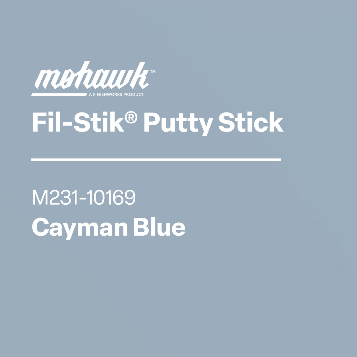 Mohawk M231-10169 Cayman Blue furniture scratch and nick touch-up stick