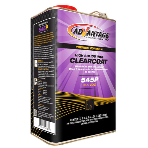 545P high solids acrylic urethane clearcoat automotive clear coat gloss finish