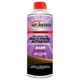 Advantage Multi-Panel Activator bottle with purple label and red cap on white background