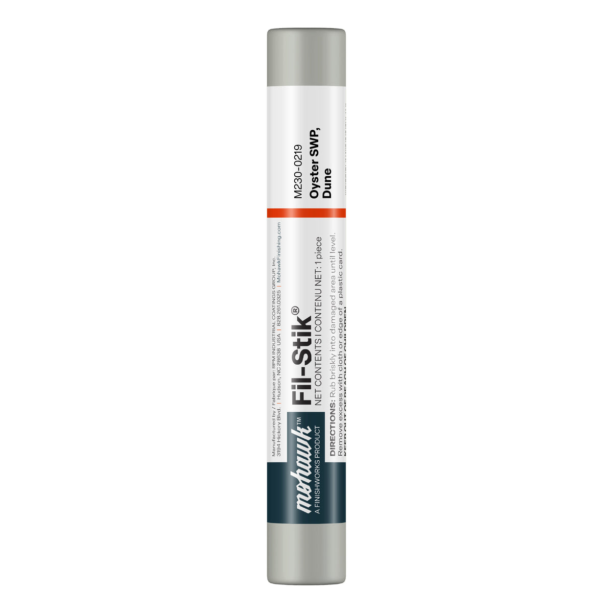 Mohawk Oyster SWP Dune Fil-Stik wax putty stick for wood repair