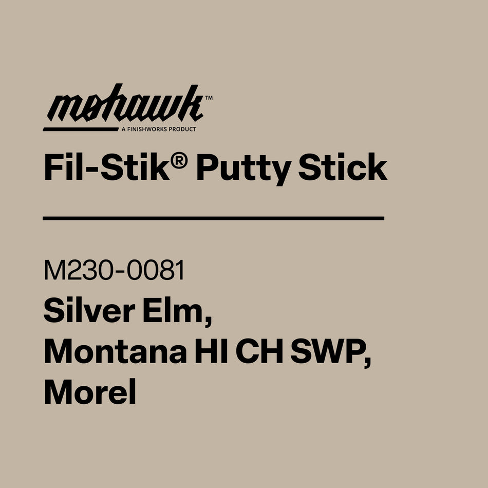 Mohawk Fil-Stik Silver Elm, Montana Hi Ch Swp, Morel